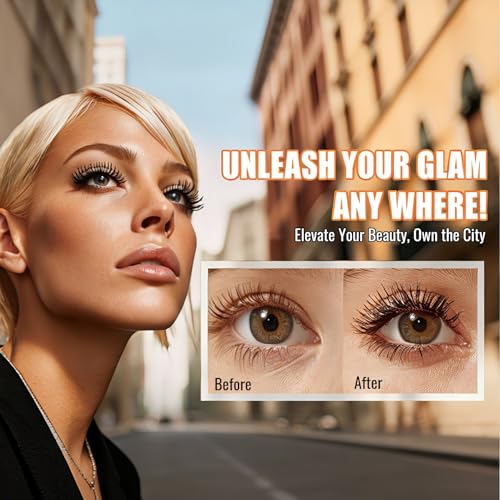 Double-Ended Black & Brown 2-in-1 Mascara - Volumizing & Lengthening