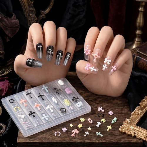 Silicone Cross Nail Art Molds for 3D Flower Designs