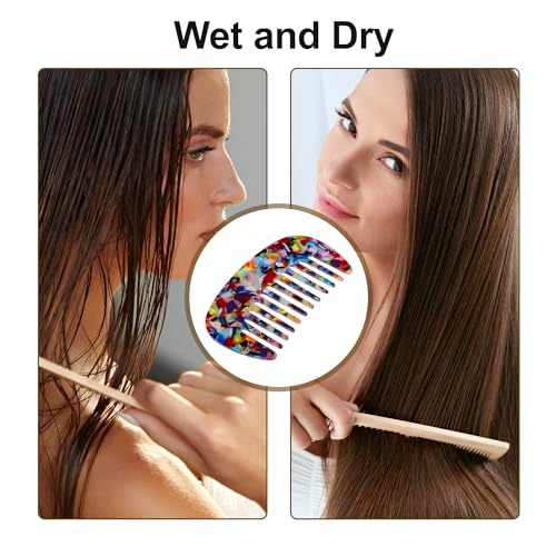 Wide Tooth Comb for Curly Hair, Detangling & Anti-Static