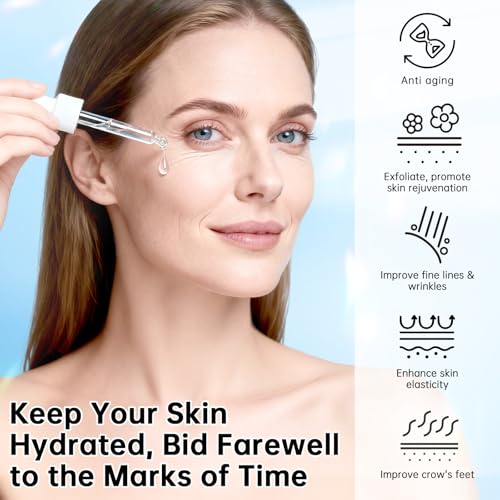 Buffet Peptides Serum For Face 30ml, Multi Peptide + Hyaluronic Acid + Amino Acids + Lactic Acid, Anti-Aging Peptide Serum For Fine Lines & Crow's Feet, Improve Elasticity