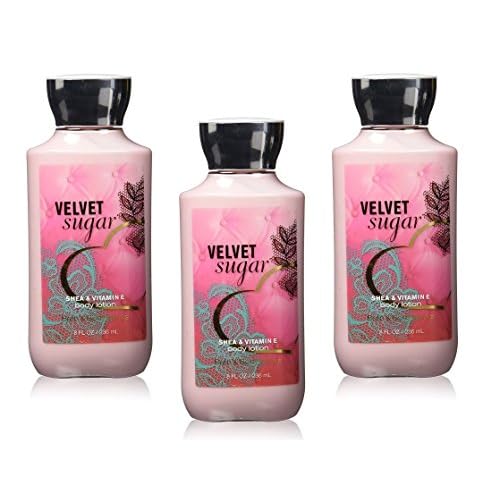 Bath and Body Works Signature Collection Body Lotion Velvet Sugar Pack of 3(Package may vary)