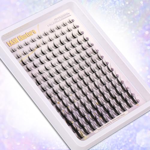 Manga Eyelash Clusters - 140pcs DIY Lash Extensions 8-16mm