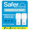 Safer Home Plug-in Fruit Fly Trap, 2-Pack with UV LED