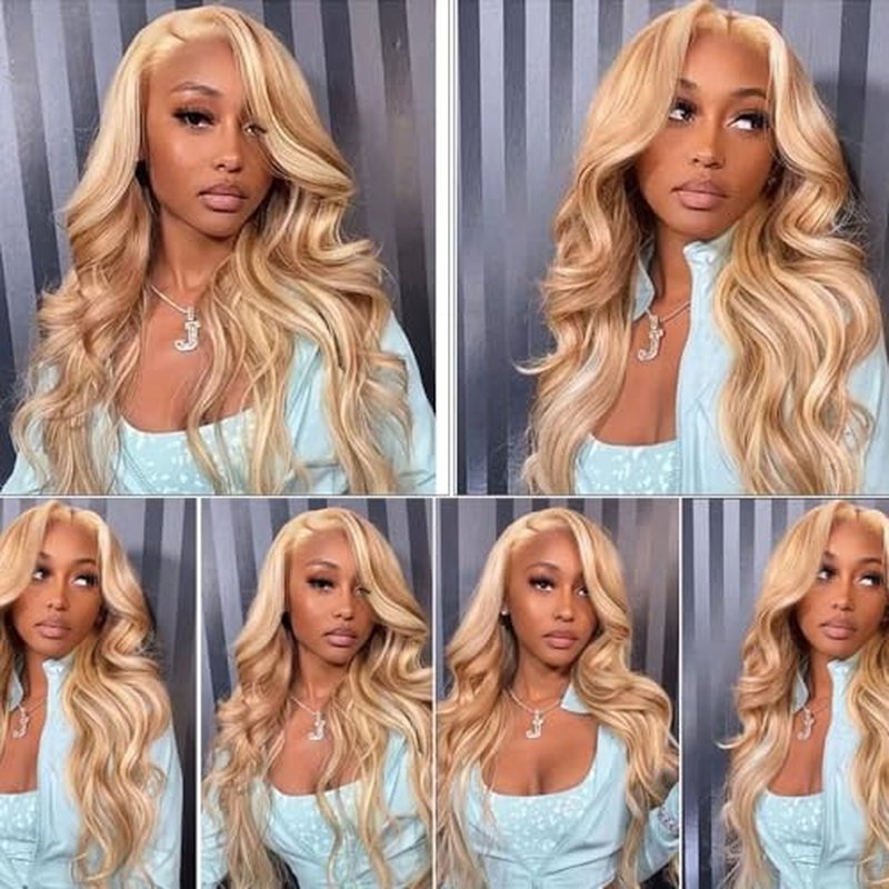 24" 613 Body Wave Human Hair Bundles - Honey Blonde Mix
