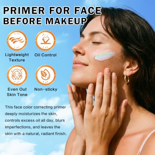 AIUEO 3-in-1 Color Correcting Primer SPF 50 - Oil Control & Hydrating