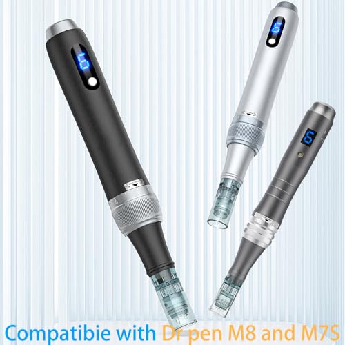20 Pcs Microneedling Pen Cartridges for Derma Roller M8, M7S - Easy Home Use