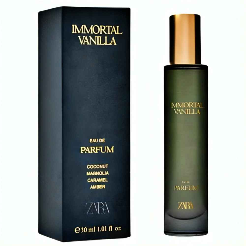 Zara Immortal Vanilla Perfume for Men Long-Lasting Elegant Fragrance Eau de Parfum 30ml (1.0 fl. oz)