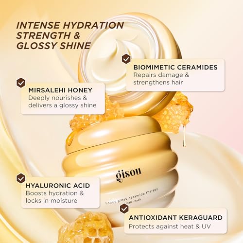 Gisou Honey Gloss Ceramide Therapy Hair Mask 7.8 oz