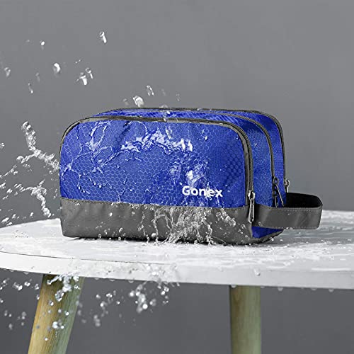 Gonex Travel Toiletry Bag - Water-Resistant Nylon Organizer