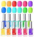 Beetles Neon Summer Cocktails Nail Polish Set, 12 Quick Dry Bright Colors