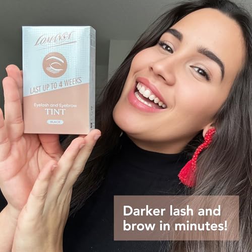 Black Lash & Brow Tint Kit - 8-Minute DIY Color with Keratin