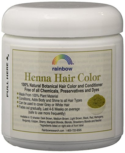 Rainbow Henna Persian Dark Brown Hair Color 4oz - 2 Pack
