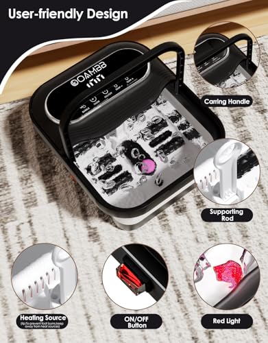 Collapsible Foot Spa with Heat & Bubble Jets - XL Touch Screen