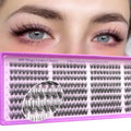 Natural Wispy Lash Clusters - 320 Pcs C Curl 10-16mm Extensions