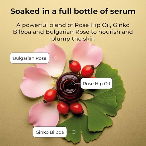 STARSKIN VIP Gold Bio-Cellulose Face Mask Pack of 1 - Korean Hydrating & Anti-Aging Skin Care