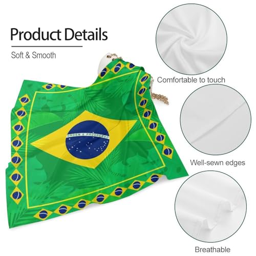 Patriotic Flag Bandana 25x25 - Versatile Scarf for Head, Neck & Hair
