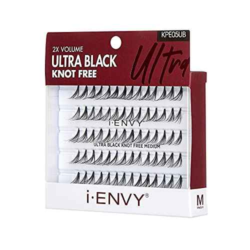 i-ENVY Knot Free Individual Lashes 3 PACK (Ultra Black - Medium)