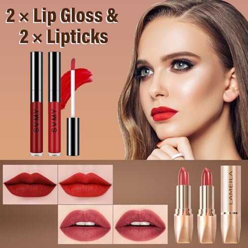 21 Pc Complete Makeup Set with 40 Color Eyeshadow Palette & Brushes