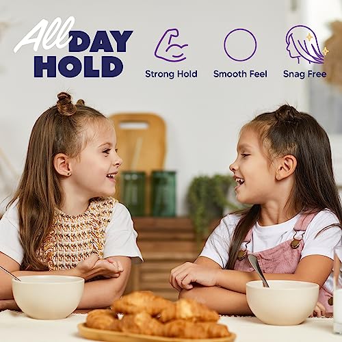 Gumi good Ouchless Clear Hair Elastics – Small 3/4 inch (Pack)