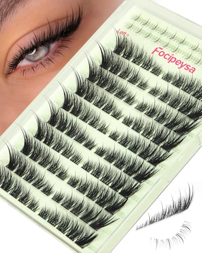 Focipeysa Wispy Lash Clusters 10-18mm Eyelash Extensions