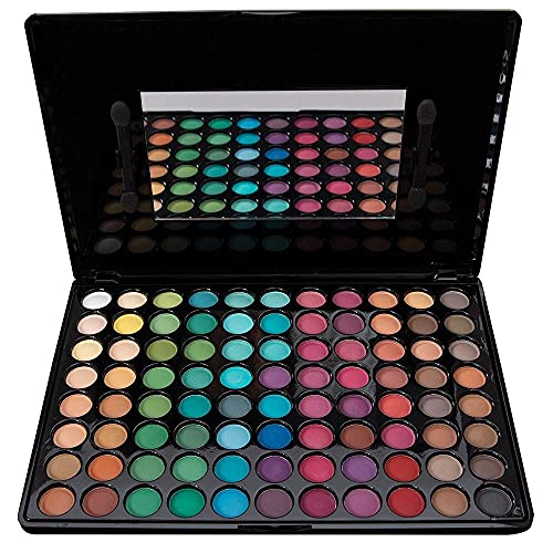 88-Color Matte Eyeshadow Palette with Mirror & Applicators