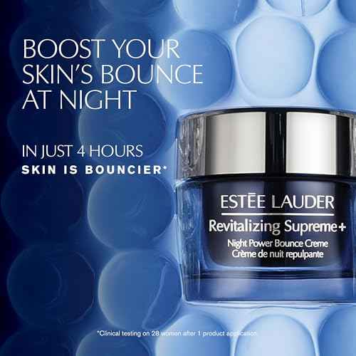 Est?e Lauder Revitalizing Supreme+ Night Power Bounce Cream | Face Moisturizer with Peptides | Firms, Lifts & Plumps Skin