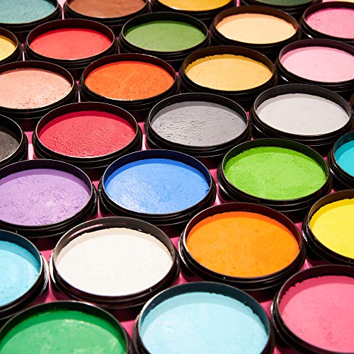 Moon Creations Pro Face & Body Paint Cake Pots Light Brown - Professional Water Based Face Paint Makeup for Adults, Kids - 1.26oz