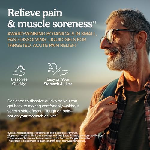 Terry Naturally CuraMed Acute Pain Relief Supplement 60 Gels