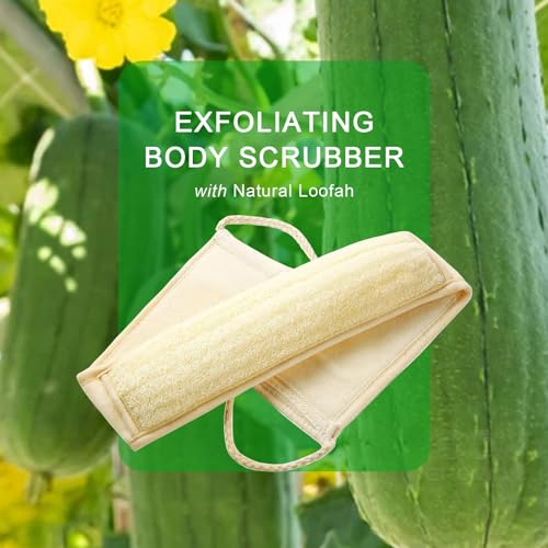 Dry Brushing Body Brush with Natural Boar Bristle Dry Brush for Exfoliating Loofah Body Scrubber - Face Brush -Bath and Shower Gloves - Pumice Stone Foot Scrub - Men and Women (Pack of 5)
