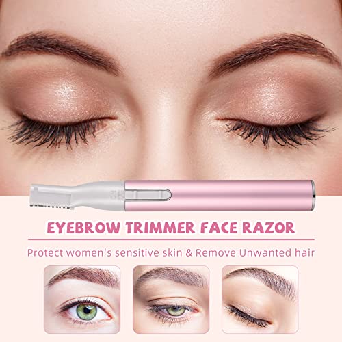 Precision Eyebrow Trimmer for Women - Portable Electric Shaver