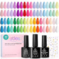Beetles Gel Nail Polish Set - 36 Colors with Base & Matte Top Coat (40 Pcs)