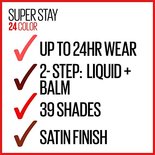 Maybelline Super Stay 24 Liquid Lipstick, Blush On Pink