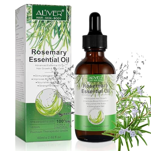 NIFEISHI Organic Rosemary Oil for Hair Growth & Scalp Care 2.02 Fl Oz