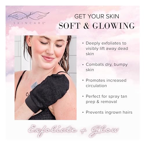 SERAPHIC SKINCARE Deep Exfoliating Body Mitt - Viscose Korean Glove