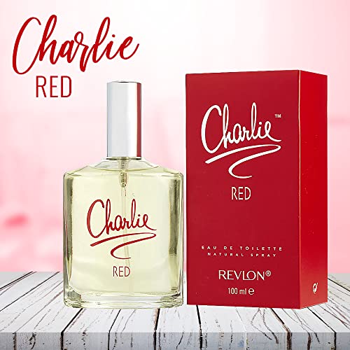 Revlon Charlie Red Eau de Toilette Spray for Women, 3.4 oz