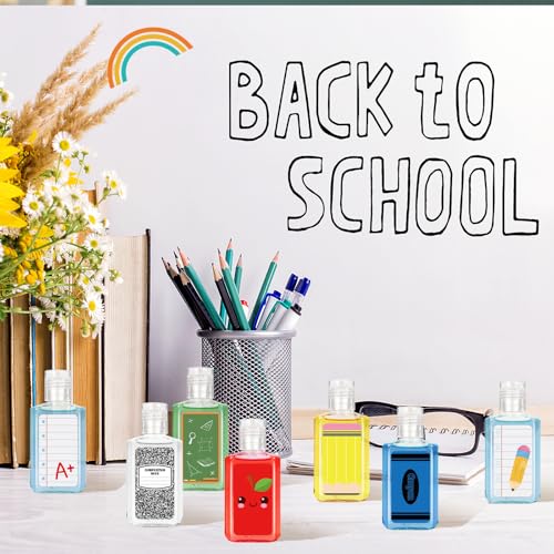 50 Pcs Back to School Mini Hand Sanitizer 1fl Oz - Fun Designs