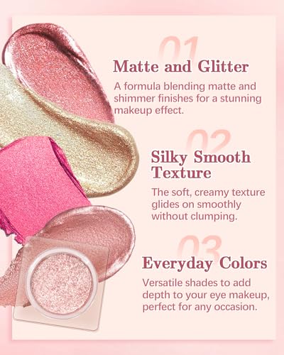 Gold Champagne Shimmer Cream Eyeshadow - Highly Pigmented