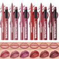 12Pcs Lip Liner & Lipstick Set - 6 Colors, Long-Lasting