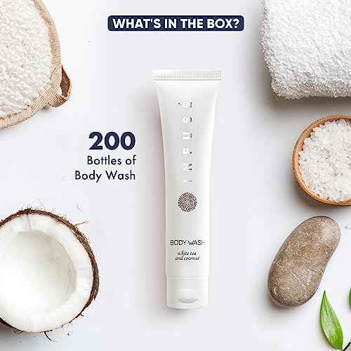 Infuse Travel-Size Hotel Body Wash Soap, 1 oz. (Case of 200)