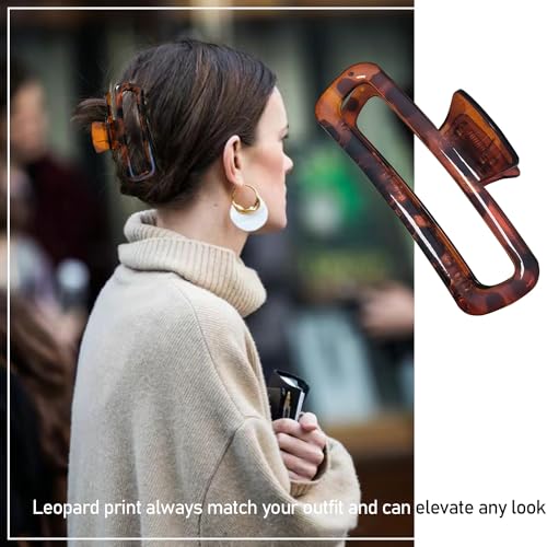 5 Inch XL Hair Claw Clips for Thick Curly Hair - 2 Pack