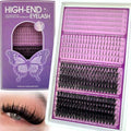 D Curve Lash Clusters Kit - 20 Rows Spiky Eyelash Extensions