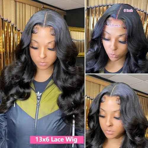 250 Density 13x6 Body Wave Lace Front Wigs Human Hair Pre Plucked Glueless Wigs Human Hair Brazilian Virgin 13x6 HD Lace Frontal Human Hair Wigs For Women