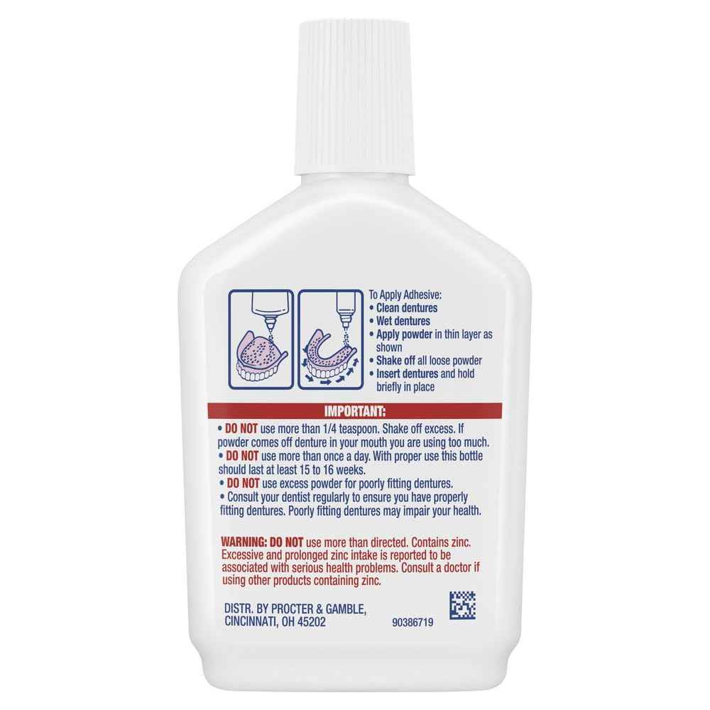 Fixodent Extra Hold Denture Adhesive Powder, 2.7 Ounce (Pack of 4)