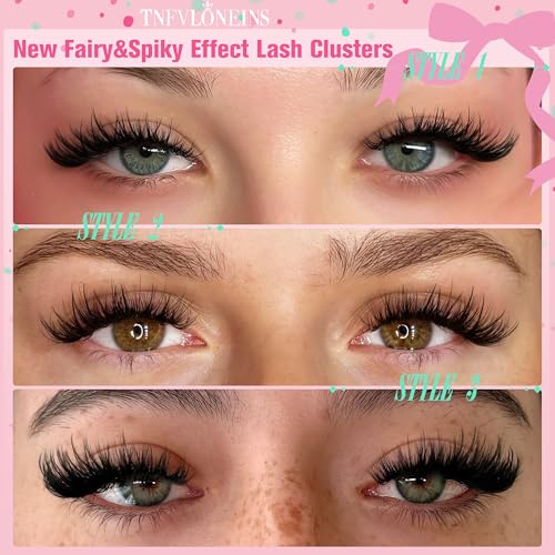 J-Wispy Lash Clusters 10-16mm Spiky Eyelash Extensions DIY Volume False Lashes