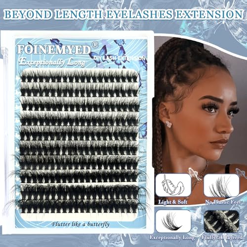 Lash Clusters 10-24mm Wispy Volume Eyelash Extensions 200pcs