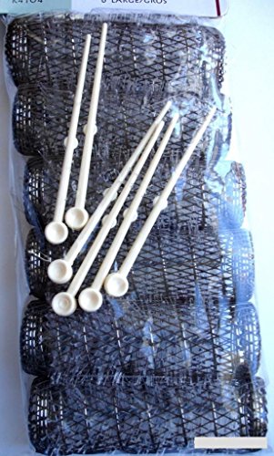Le Salon 2 Pack Hair Brush Rollers with Pins - 7/8" x 3"