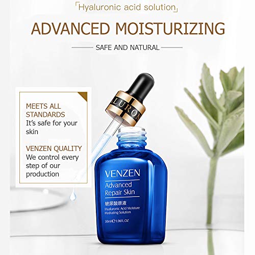 VENZEN Natural Organic Advanced Repair Skin Hyaluronic Nicotinamide Oligopeptide Hydrating Solution 30ml (HYALURONIC)