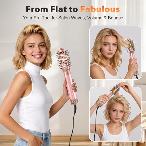 5-in-1 Hot Air Brush Set – Hair Dryer, Curler & Volumizer
