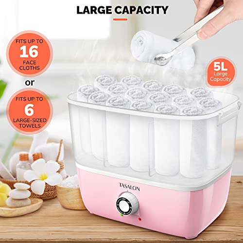 TASALON Hot Towel Steamer - 5 Minute Heat, Portable Spa Warmer
