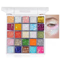DAGEDA 25 Colors Body Glitter Palette - Face & Hair Gel